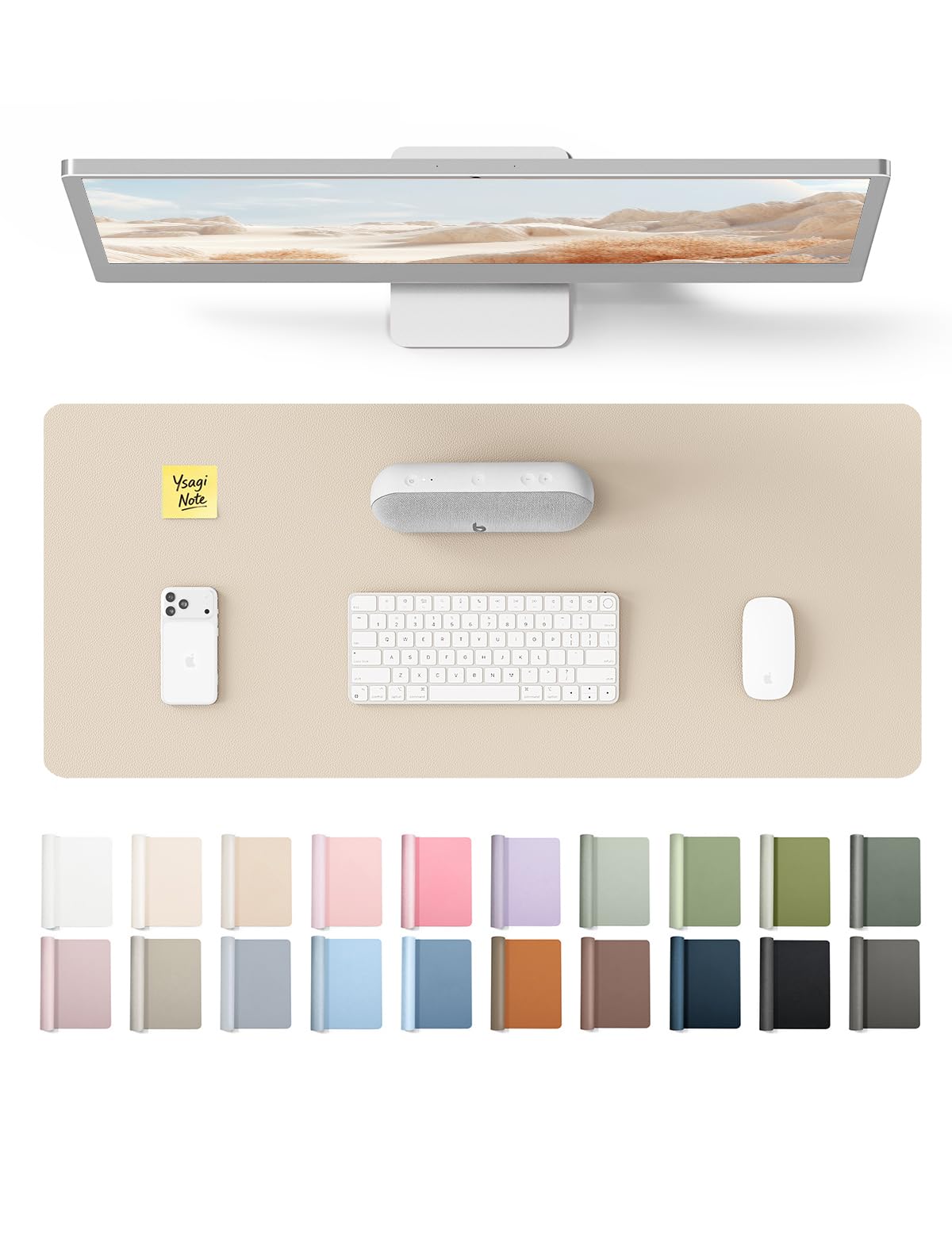 Elegant PU Leather Desk Mat for Modern Workspaces