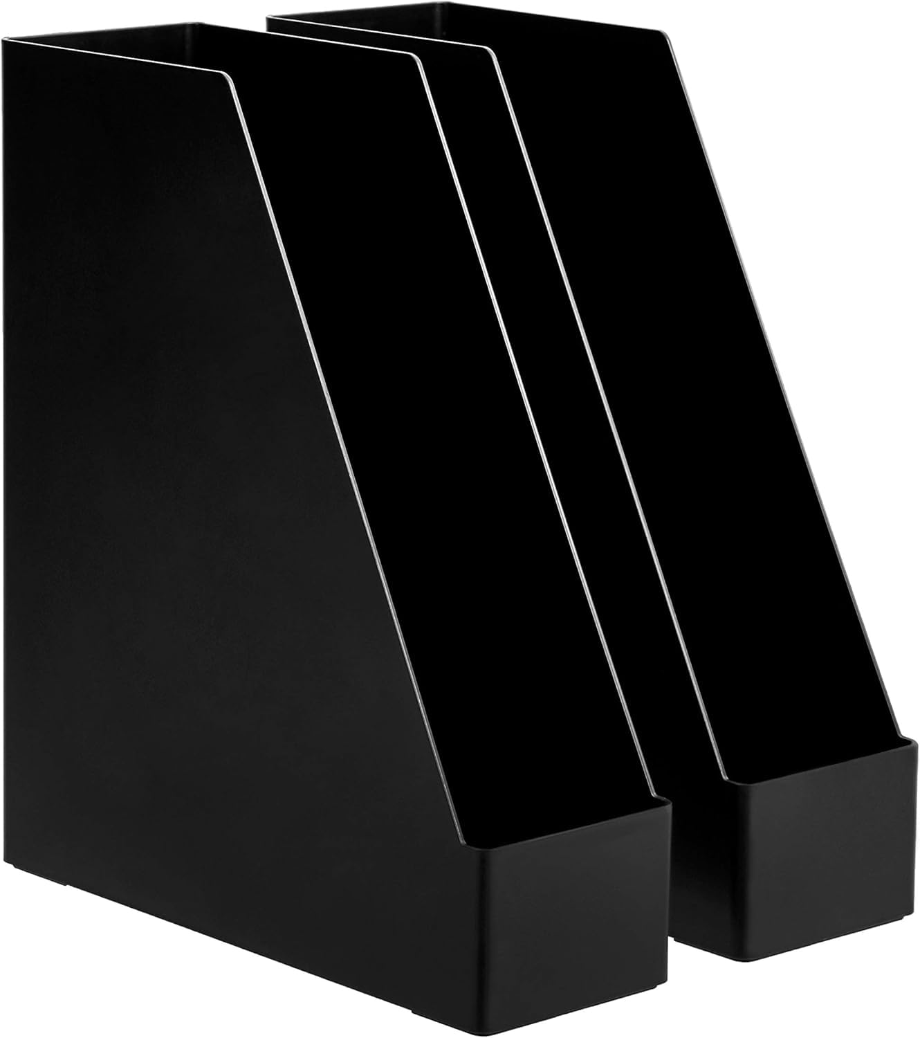Black Plastic Magazine File