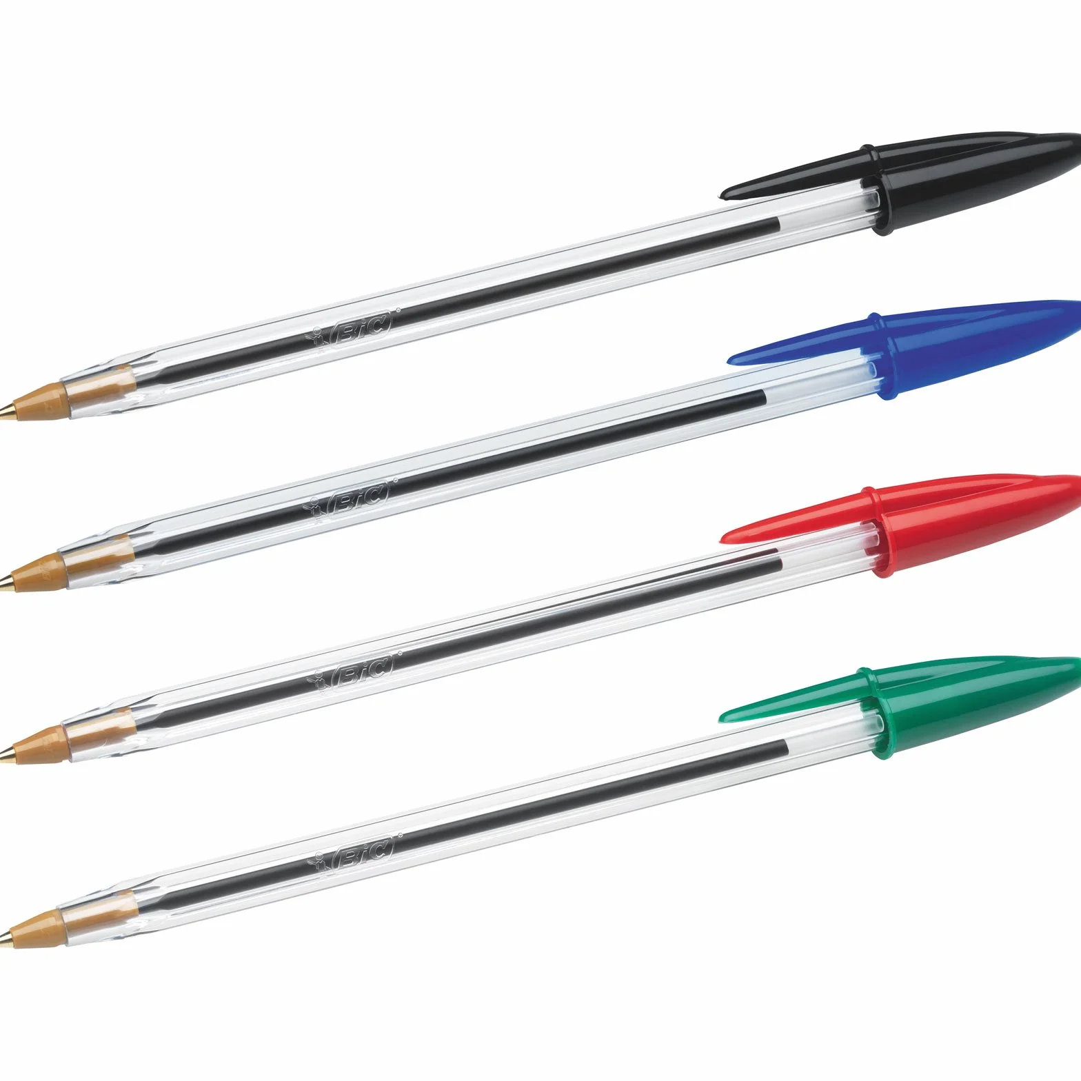 Bic Cristal Original Punta Media 1 mm Penne Colore Nero Confezione 100